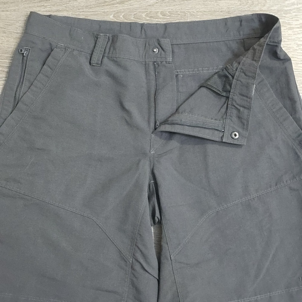 The North Face Nylon Performance Cargo Utility Shorts 10" Hiking Gray Blu Men 36 - Picture 6 of 16